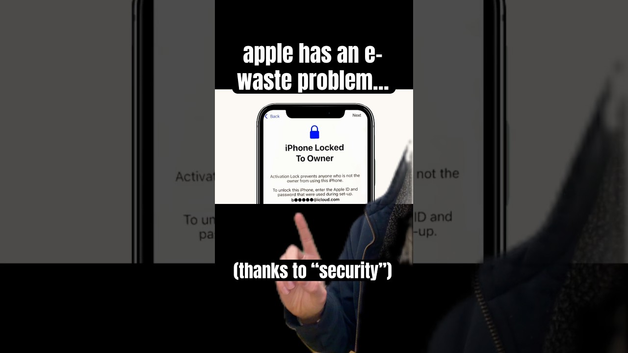 У Apple есть проблема с электронными отходами…