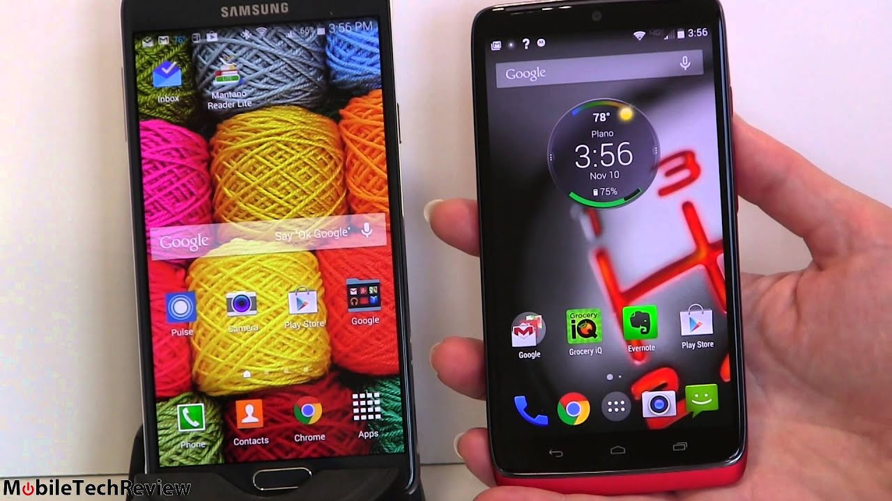 Motorola Droid Turbo vs. Samsung Galaxy Note 4 Comparison Smackdown