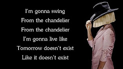 Video Mix - Sia - CHANDELIER (Lyrics) - Playlist 