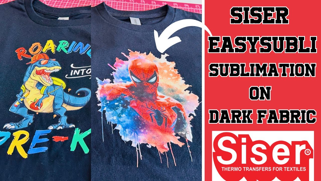 How to Sublimate on Cotton & Dark Colors with HTV, EasySubli, & Spray   plus DTV! 