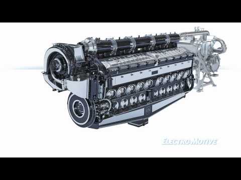 EMD 710 diesel engine