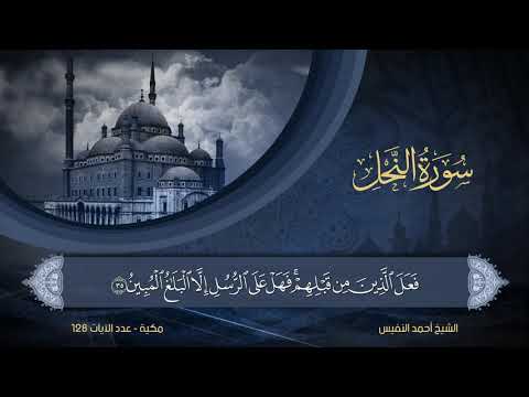  سورة النحل الشيخ أحمد النفيس