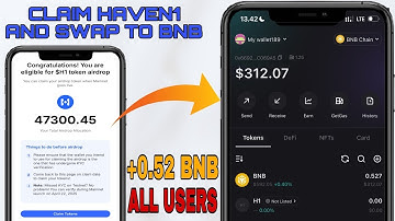 Claim Free Haven1 H1 Tokens Airdrop ~ 0.52 BNB on Wallet