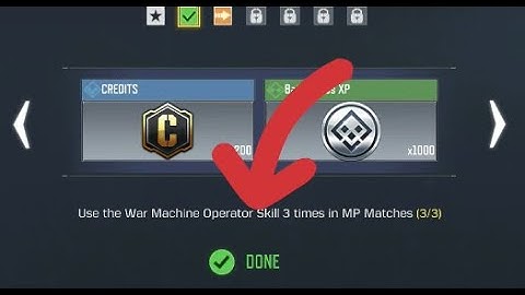 Call Of Duty Mobile Use War Machine Operator Skill 3 times in MP Matches