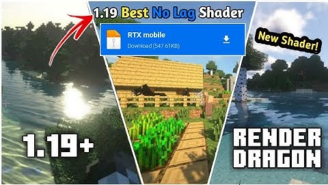 TOP 1 SHADERS MCPE SUPER REALISTIC 1.19 !! NO LAG, SUPPORT LOW DEVICE !! Minecraft