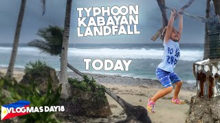 🎄 Vlogmas Day 18 Typhoon KABAYAN Today Siargao Update