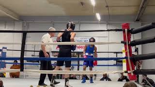 Boxer Hadley Bad Boy Bickett. first sanctioned fight with USA Boxing