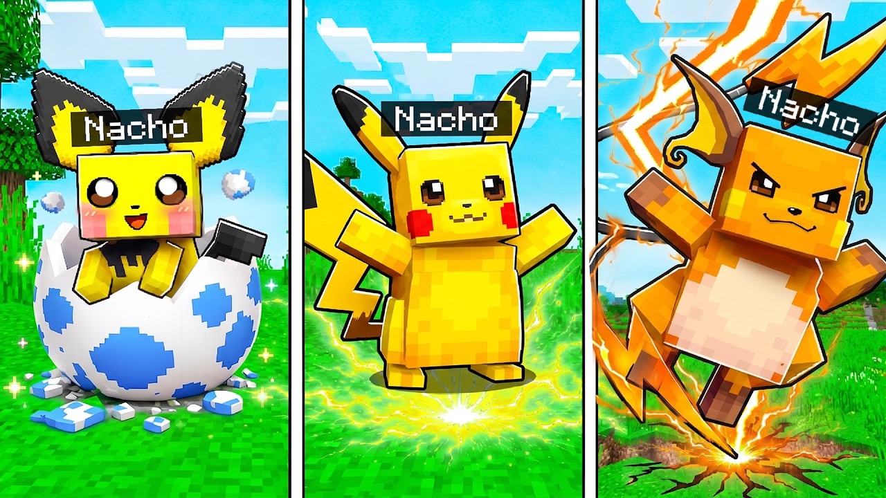 Evolucioné como POKEMON en Minecraft!