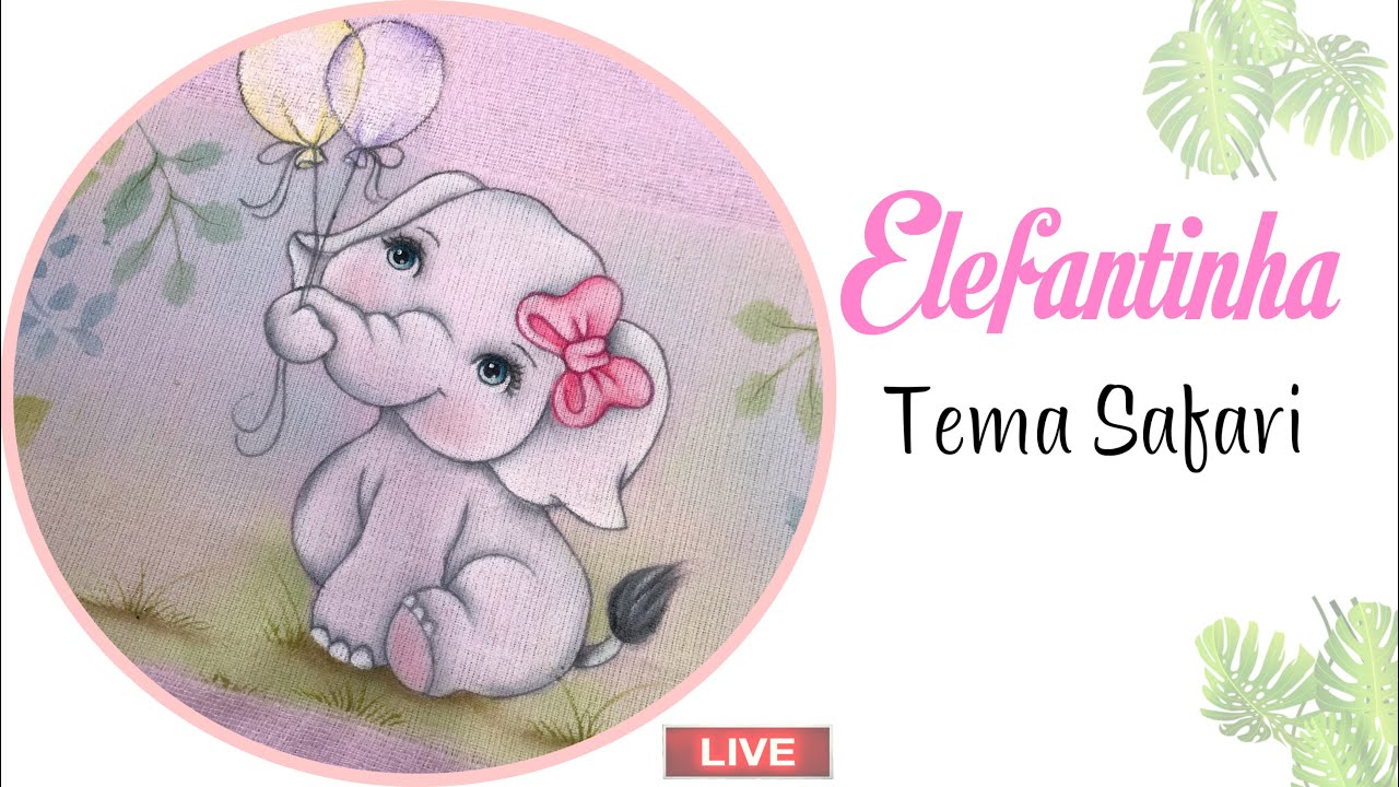 Pintando uma linda Elefantinha