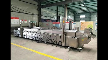 fried dough twist  continuous fryer machine