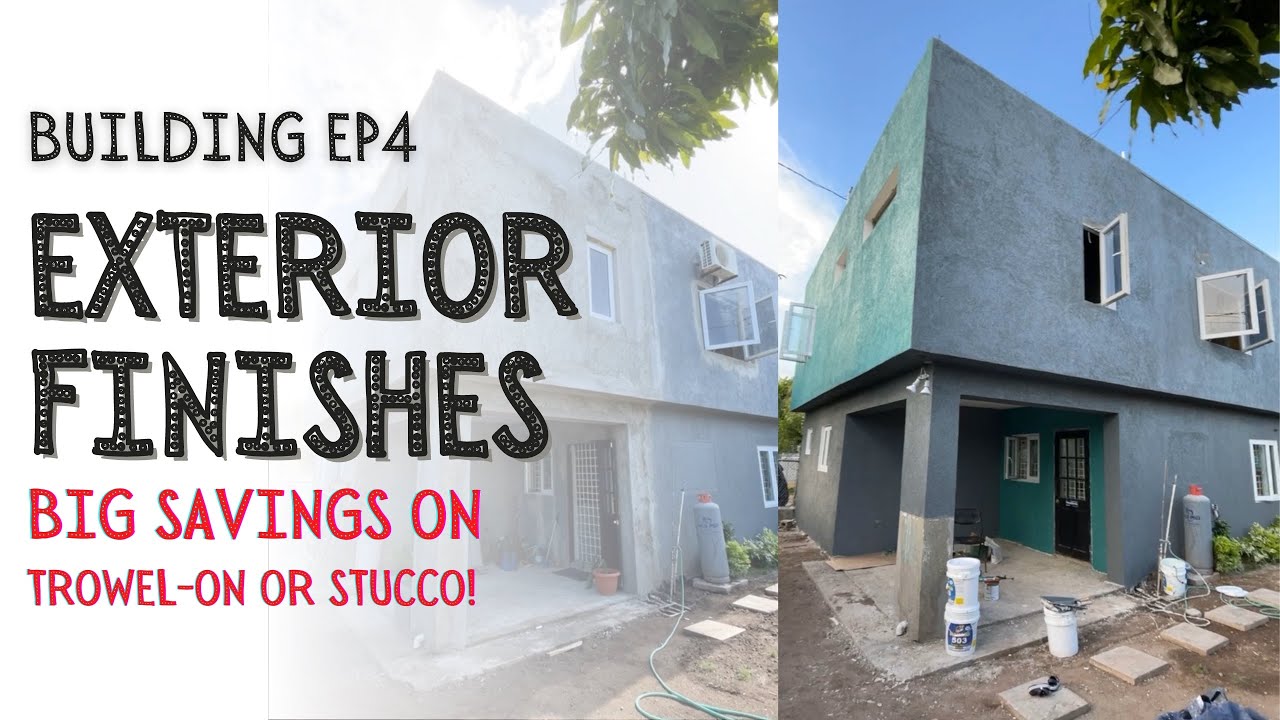 Stucco vs TrowelOn Exterior Finishes Price, Materials and Types YouTube