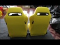 2 ORIGINAL RECARO SR3 TOMCAT YELLOW SEATS RACING TOYOTA HONDA PORSCHE AUTO CARS