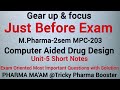 MPharma 2sem Most Important Questions|Computer Aided Drug Design U5|Just Before Exam by Pharma Ma'am
