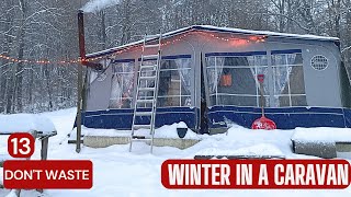 Winter in a Camping Trailer | Don't Waste Part 13