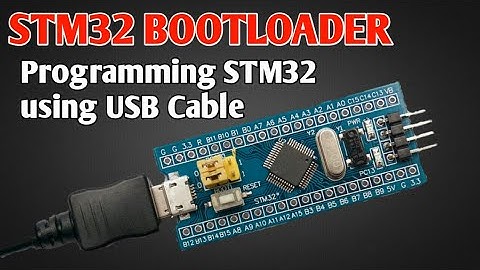 STM32 Bootloader | Programming STM32 using usb cable | Flashing bootloader in STM32 | Arduino IDE