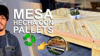 MESA FAMILIAR CON PALLET RECICLADO! / PROYECTO MUEBLE (By KONAN)