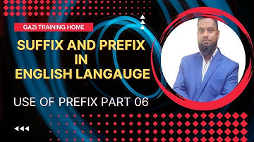 Suffix and Prefix Part 23 suffix and prefix in English grammar