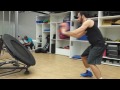 10 – TOQUE COM BOLA NA CAMA ELÁSTICA / DESLOCAMENTO LATERAL.