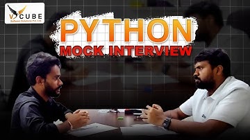 Python Mock Interview –Ace Your Next Tech Interview| V Cube| Best Software Training Institute in HYD