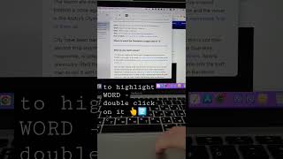 How To Highlight Text On Mac. Two quick tips to highlight single word and paragraph. MacBook Tips. screenshot 3