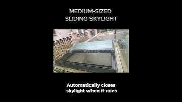 Electric medium-sized sliding sunroof rain sensor rain test