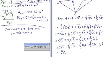 MCV4U - Linear Combinations of Vectors - Part 2 of 2