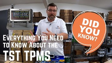 TST 507 Tire Pressure Monitoring Overview