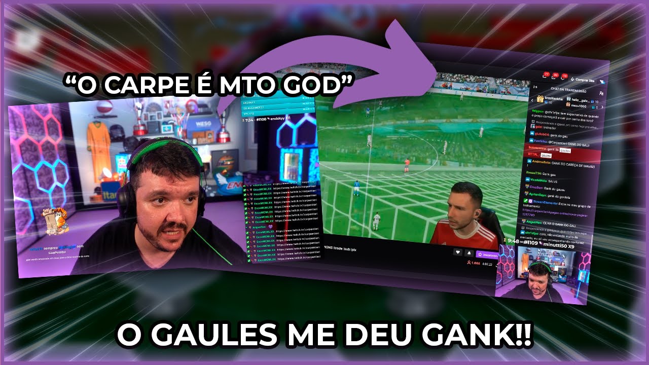 O DIA EM QUE O GAULES ME DEU UM GANK!!! ABRIMOS PACKS DE ICON, MITAMOS? FIFA 23
