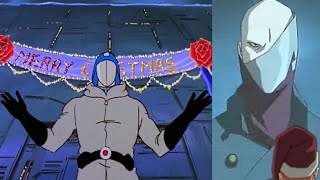 Cobra Commander wishes you a Merry Christmas and more... twice.