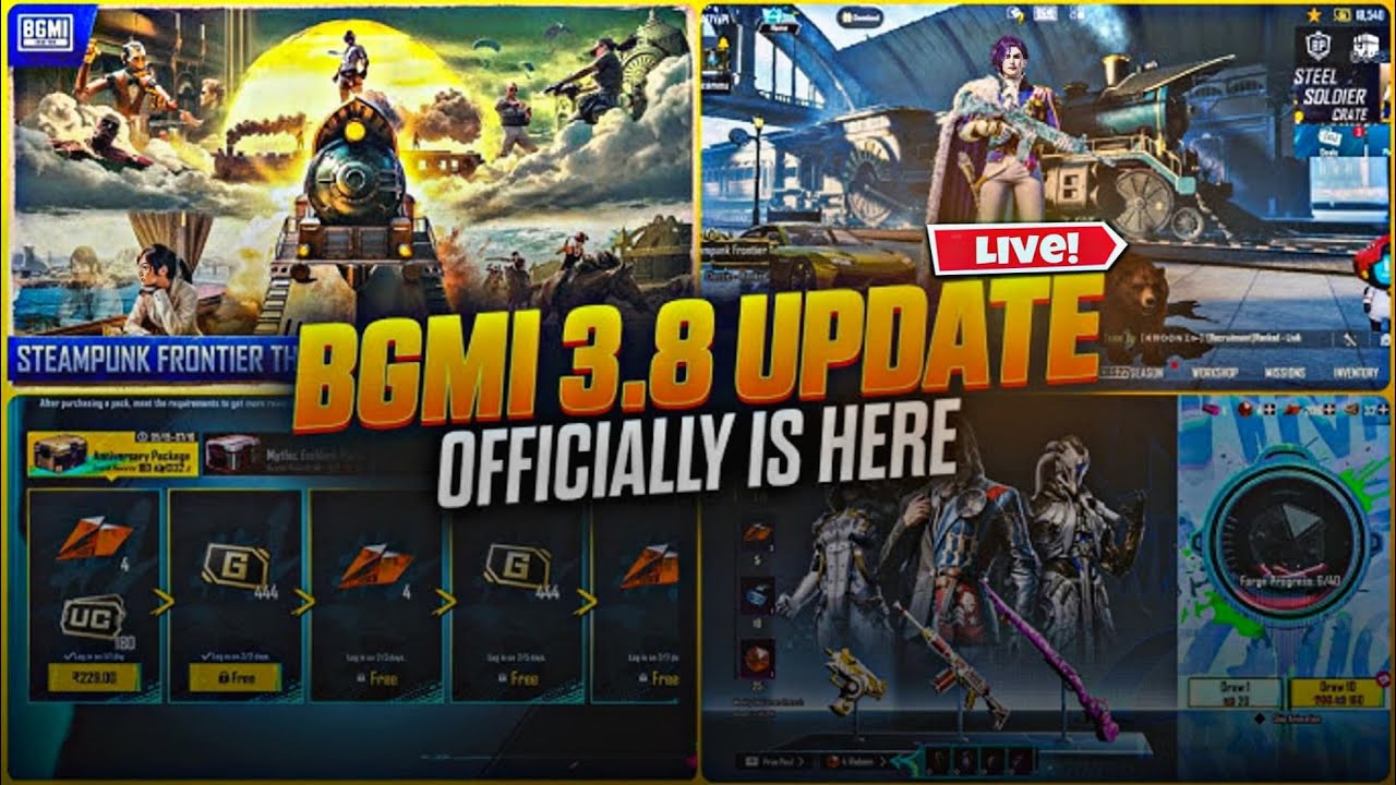 Ms Baba 🔴3.8 UPDATE IS HERE | BGMI NEW UPDATE 3.8 HERE |🔴best tip & tricks for ...