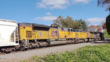 NS 12R with two UP engines trailing in Charlottesville Virginia