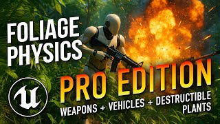 The PRO Interactive Foliage Physics Plugin Unreal Should've Built (UE5)