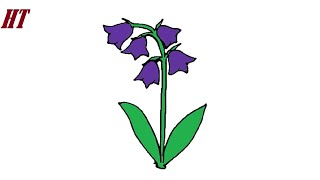 How To Draw A Bluebell Flower You