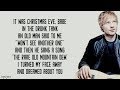 Ed Sheeran & Anne-Marie - Fairytale Of New York (Lyrics)