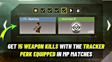 How to Get 15 Weapon Kills with the Tracker Perk Equipped in MP Matches Cod Mobile