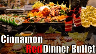 අඩුම මුදලට 🍗🍔🥐🍞🍉හොඳම dinner buffet එක | Cinnamon Red Dinner Buffet | Dinner Buffet Srilanka