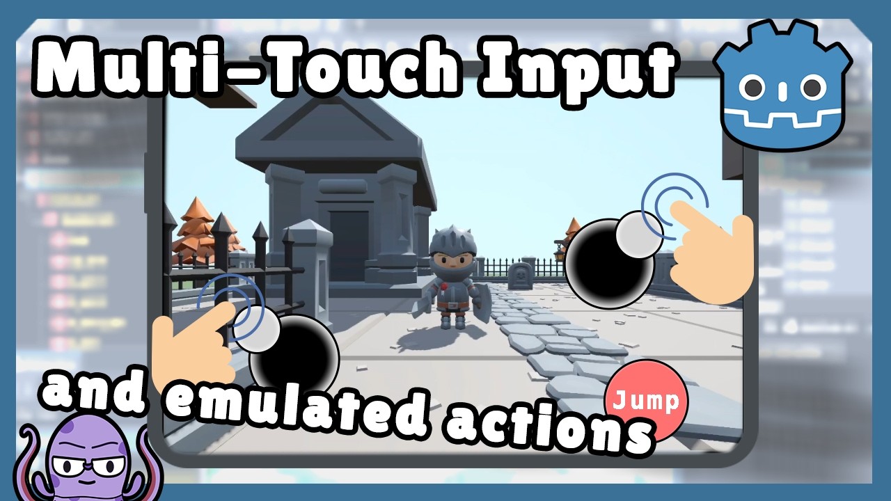 Multi-Touch Input and Simulated Actions in Godot 4 - YouTube