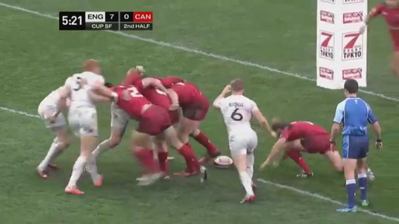 Rugby Canada Men's Sevens Canada vs England Cup Semifinal Tokyo