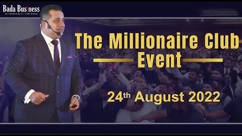 Launching IBC PRIME | THE MILLIONAIRE CLUB I TMC I Dr.Vivek Bindra Event | IBC Event