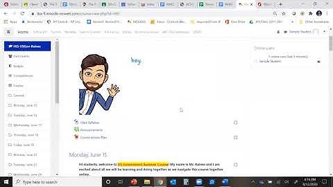 How to access Moodle as a Student