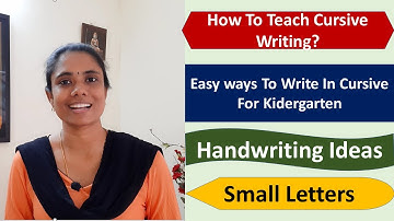 தமிழில்|How to teach Cursive writing Easily|step by step process|Katral Eithu