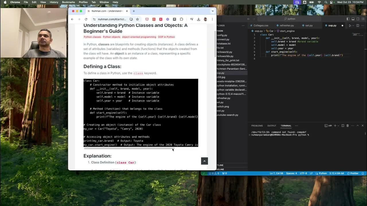 Understanding Python Classes and Objects A Beginner's Guide - YouTube
