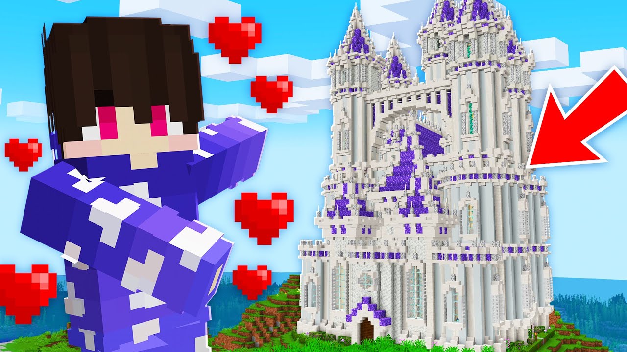 FIZ UM CASTELO COLOSSAL DE AMETISTA NO MINECRAFT - Irmandade