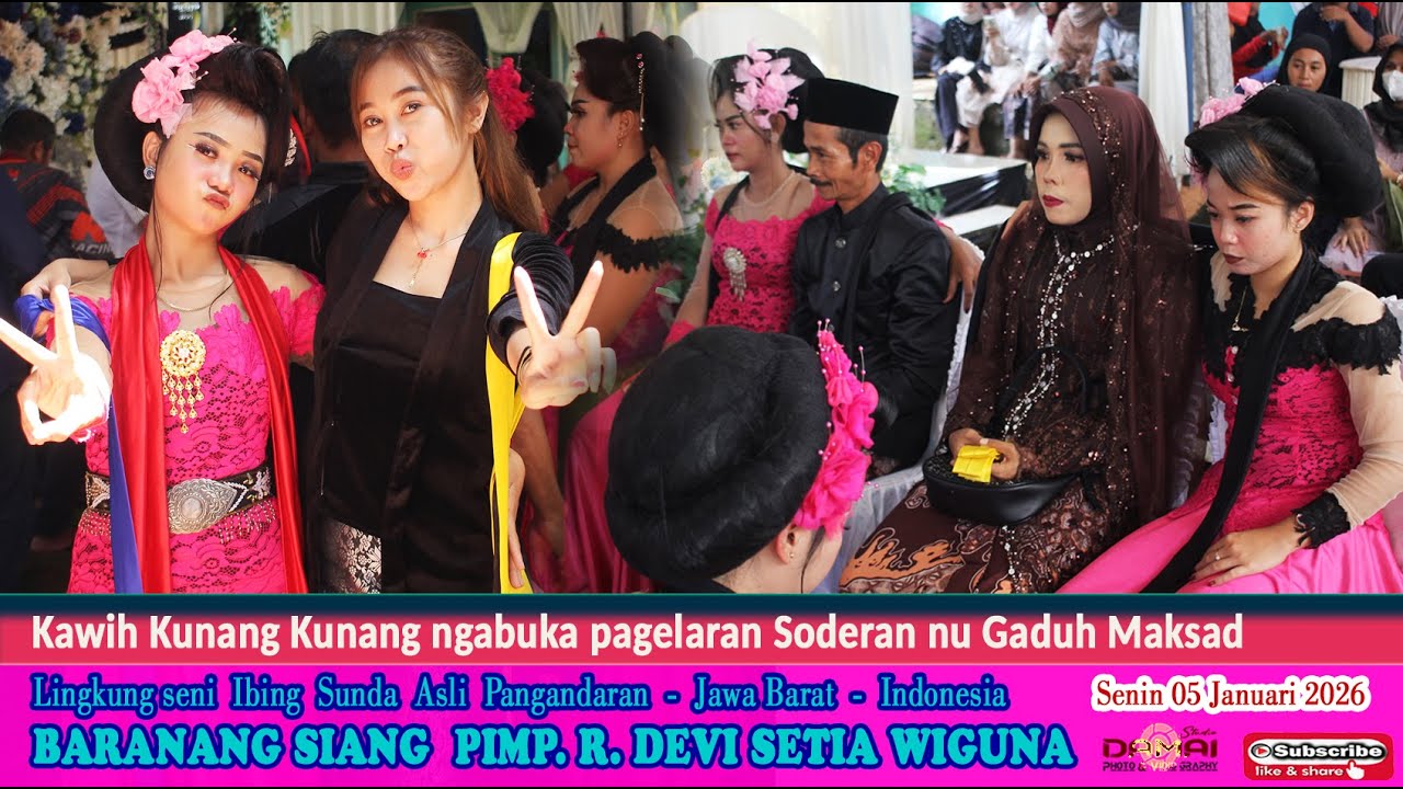 Kawih Kunang Kunang muka Pagelaran Soderan NU gaduh Hajat I Seni ibing BARANANG SIANG - Live Cigugur