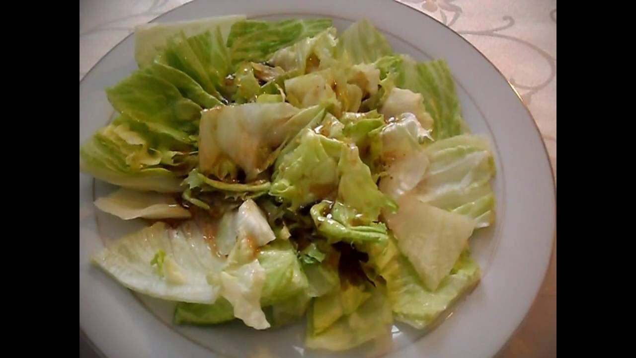 French Green Salad VINEGRETTE DRESSING YouTube