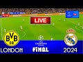 Live borussia dortmund vs real madrid  uefa champions league  final  live football match today