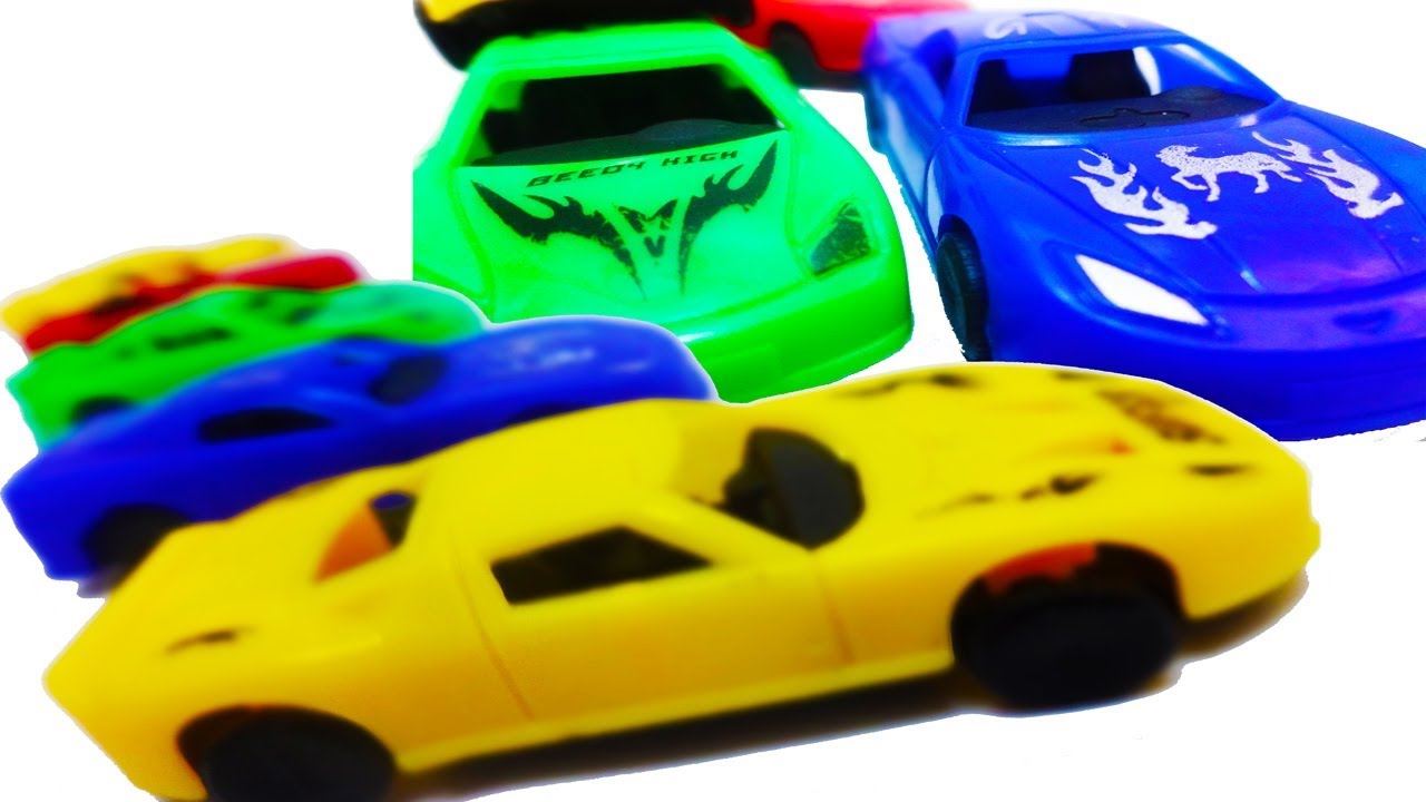 العاب سيارات اطفال وتعلم الالوان باللغتين العربية والانجليزية لعبة سباق السيارات للاطفال Youtube Toy Car Toys Car