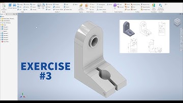 Autodesk Inventor tutorial Exercise #3