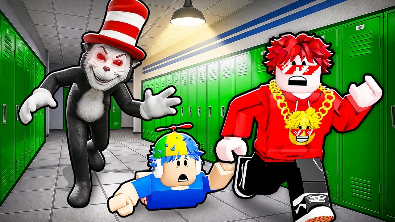 Sobreviví del GATO con SOMBRERO en Roblox...