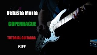 Video thumbnail of "Como tocar Copenhague de Vetusta Morla | Tutorial de Guitarra Acústica | Guitar Riff Cover and tabs"